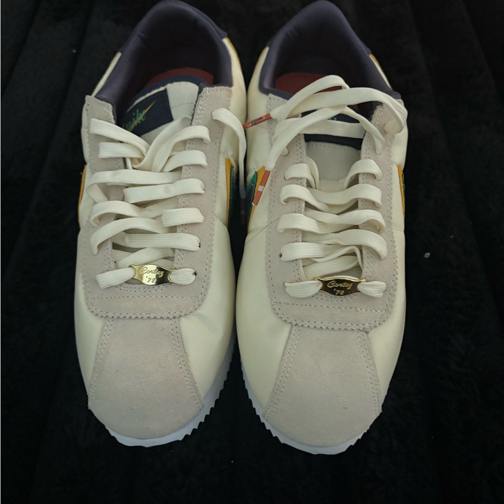New Nike Cortez Women's White and Cream Sneakers